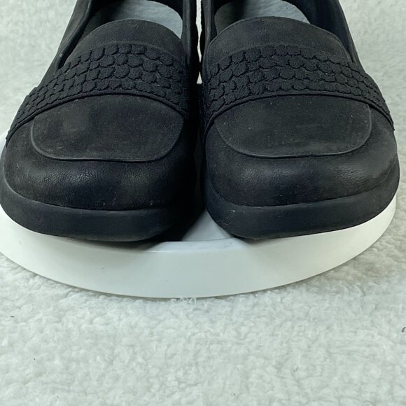 Clarks Shoes Womens Size 10 Black Cloudsteppers Slip-on Loafers Cushioned - Picture 4 of 10